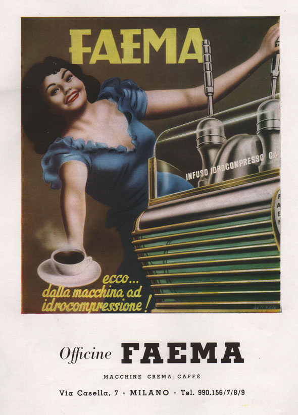 FAEMA: Planetary Series Espresso Machines