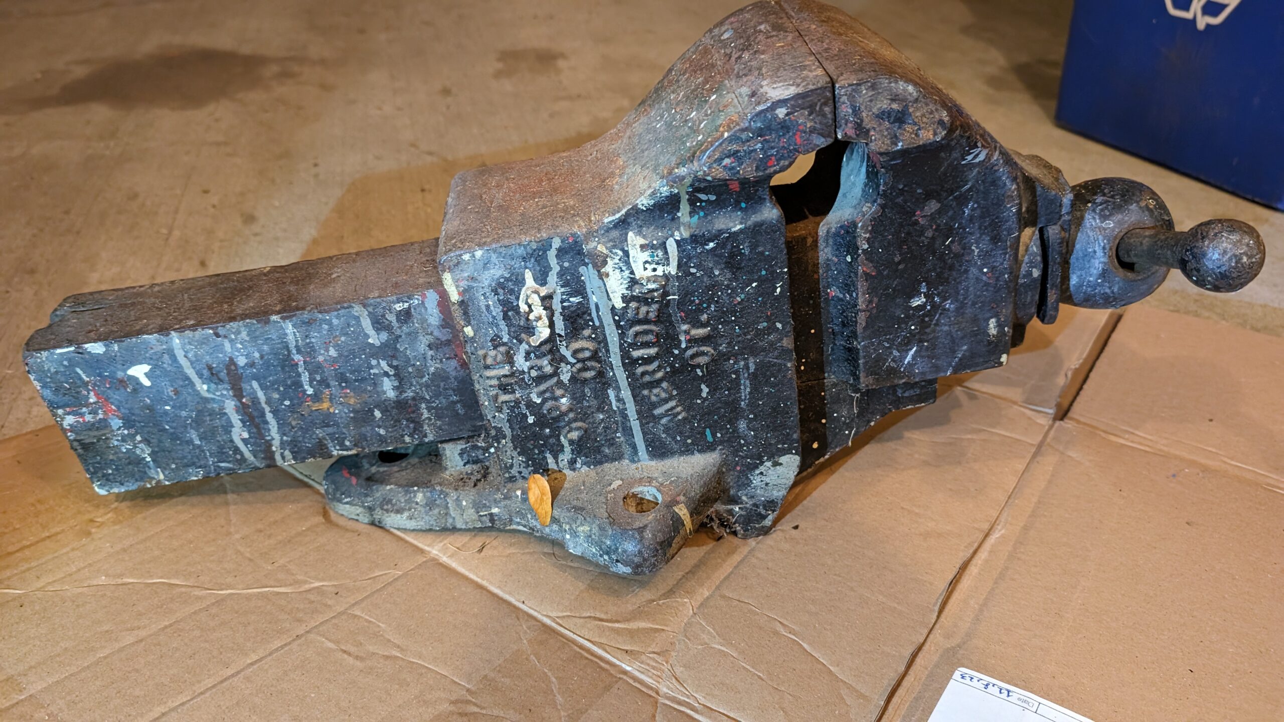 Charles Parker No. 59 Vise Restore: the beast